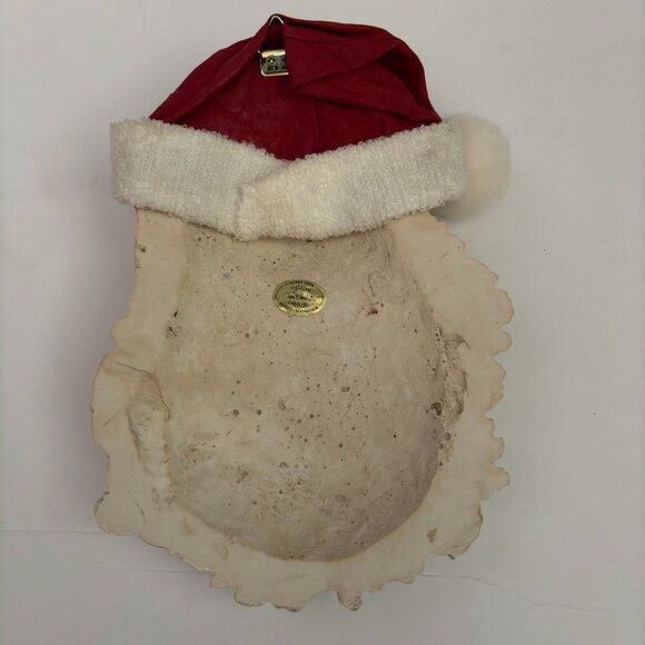 Vintage Silver Deer Santa's Celebration Signed Artist Tom Rubel 91 Chalk Santa - Picture 5 of 10